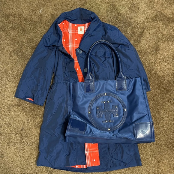 Blue tulle jacket and purse - Picture 1 of 6